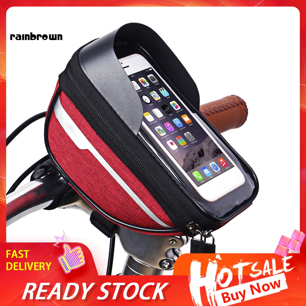 Túi Vải Oxford Chống Nước Sức Chứa Lớn Có Khóa Kéo Cho Xe Đạp Leo Núi