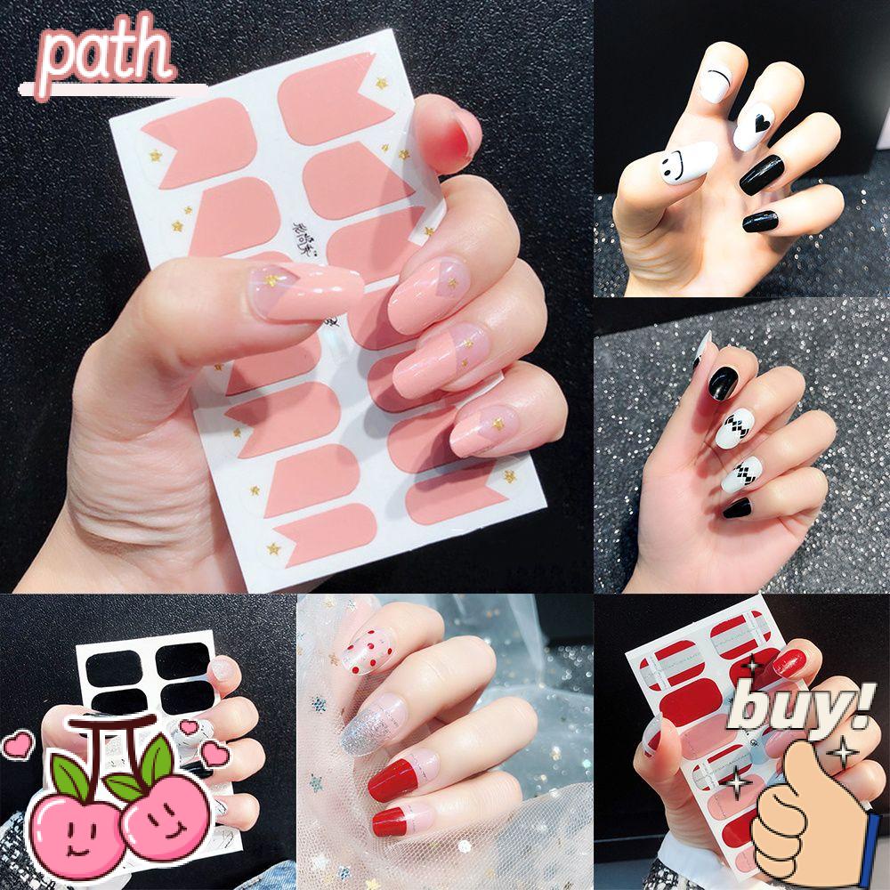 Miếng Dán Trang Trí Móng Tay Tự Dính Xinh Xắn