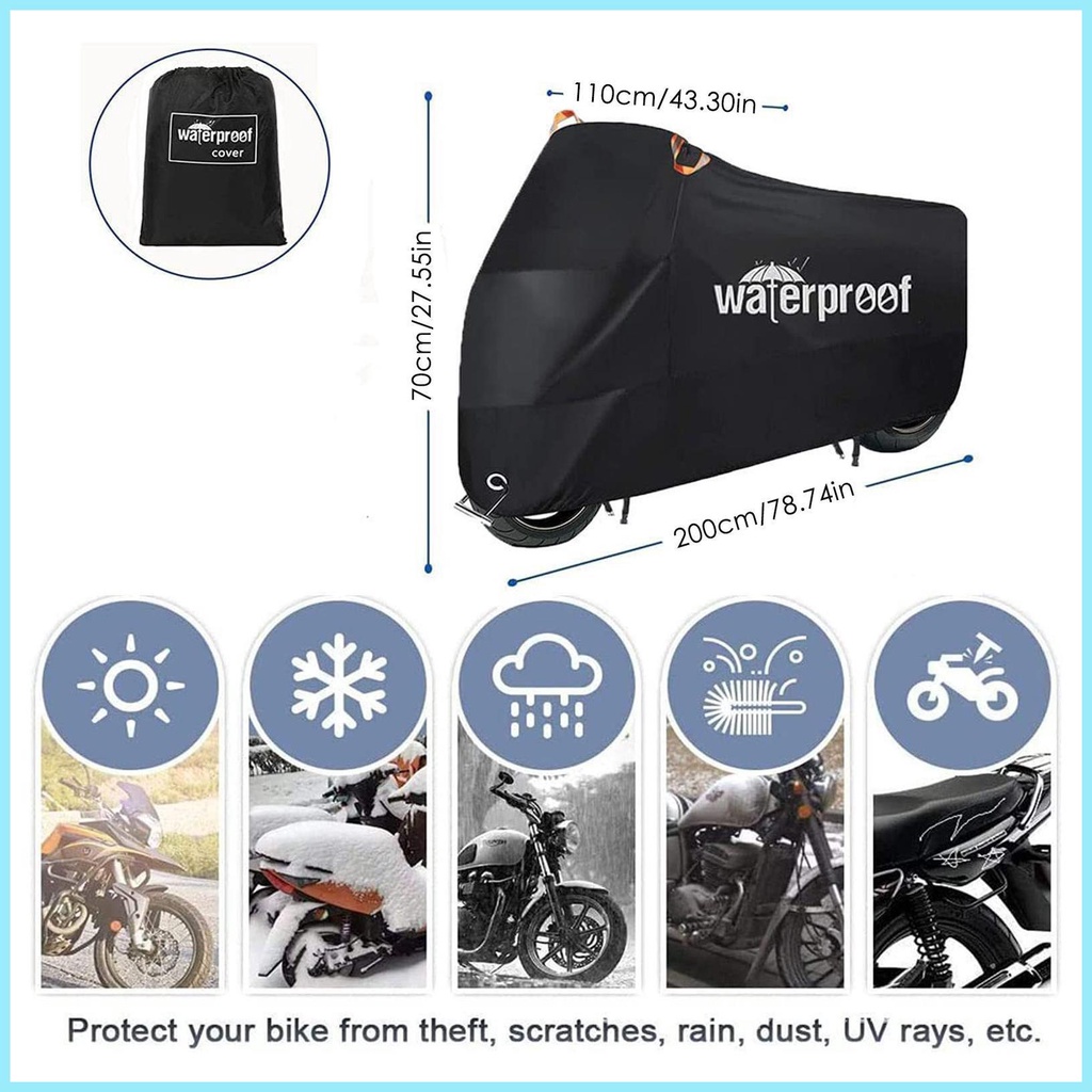 Vỏ Bọc Xe Đạp Chống Thấm Nước Có Dây Điều Chỉnh Được Tiện Dụng