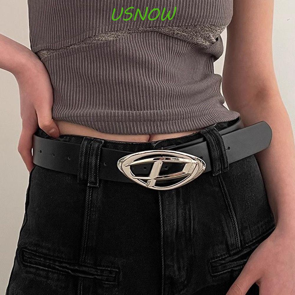 Thắt Lưng Trang Trí Khóa Chữ D Bản Rộng Thời Trang Đường Phố Thanh Lịch Cho Nam Và Nữ Y2k