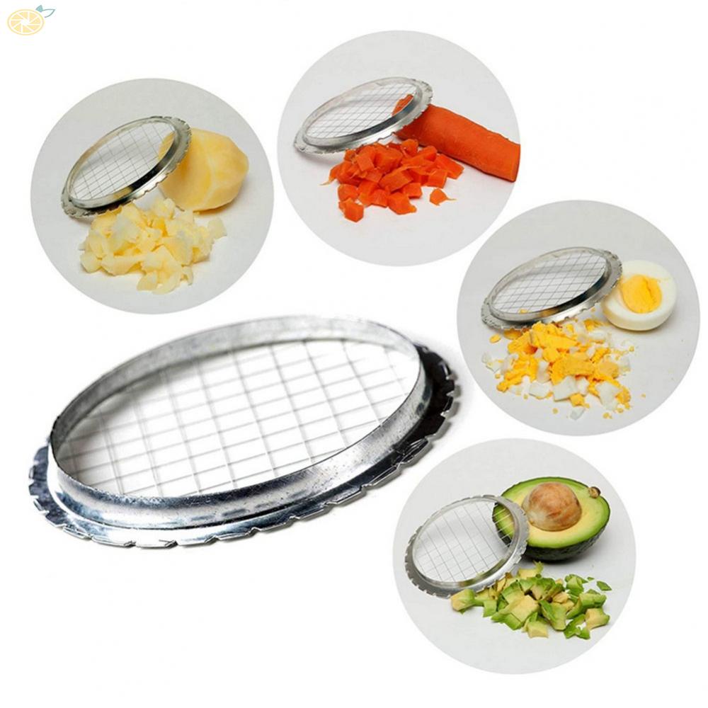 【VARSTR】Cube Slicer Stainless Steel 8.5cm Gadget Kitchenware Kitchen Accessories