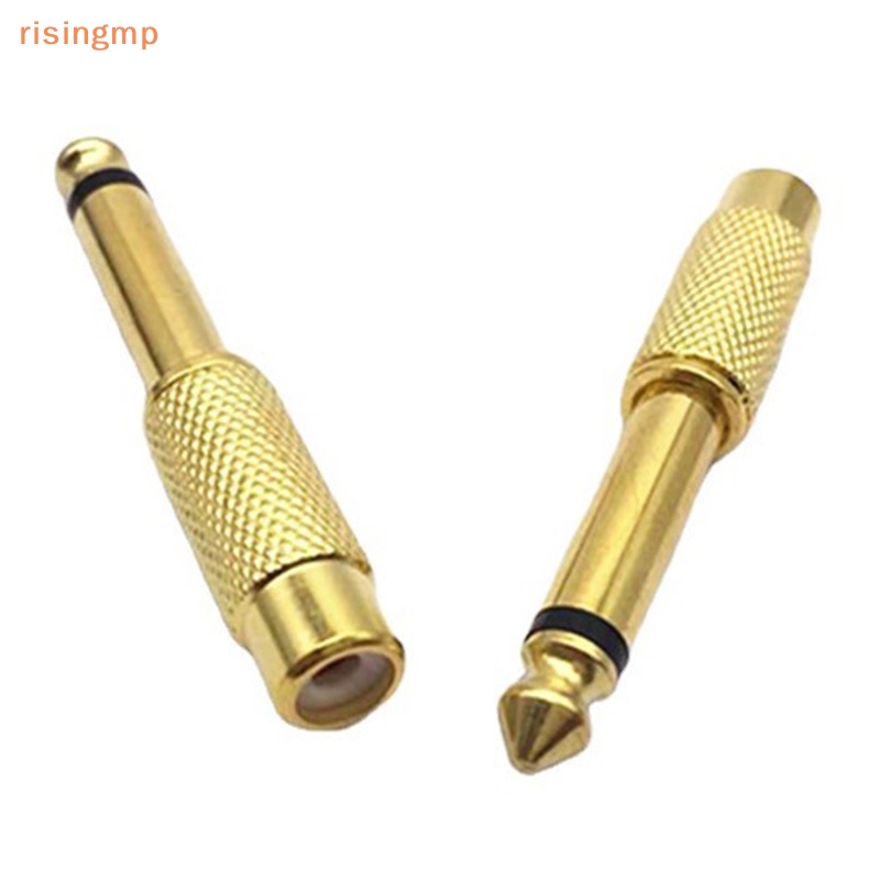 1 Giắc Cắm Đơn Sang RCA Mạ Vàng 6.35mm 1 / 4 &quot;