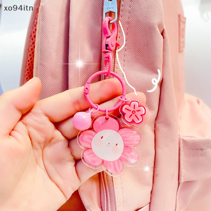 Móc Khóa Hình Hoa Acrylic Thời Trang Cho Nữ