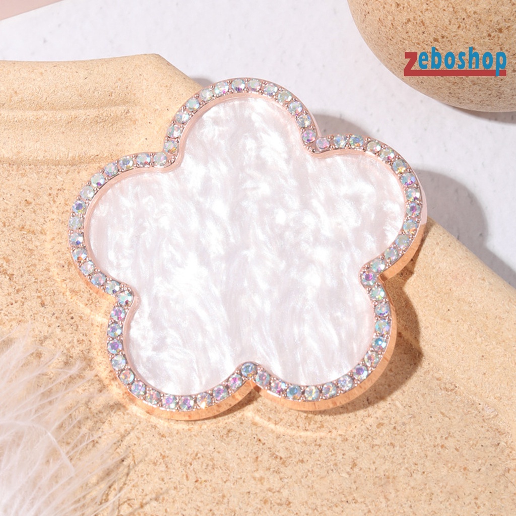 Zeboshop Đĩa Đạo Cụ Trang Trí Móng Tay Nghệ Thuật Bằng Kim Loại Hình Hoa Ngọc Trai Xinh Đẹp