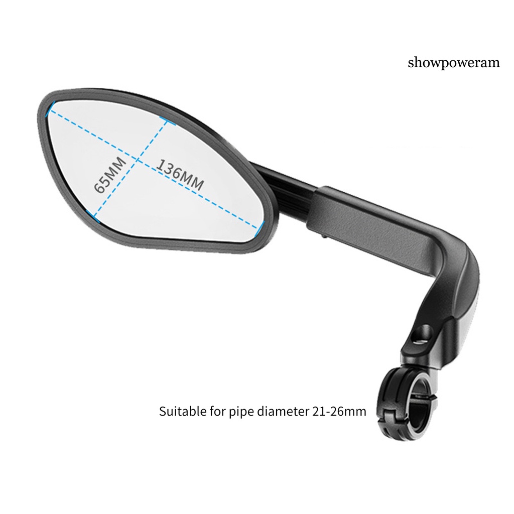 Gương Chiếu Hậu Có Giá Đỡ Xoay 360 Độ Bằng PP Chống Mòn Cho Xe Đạp MTB