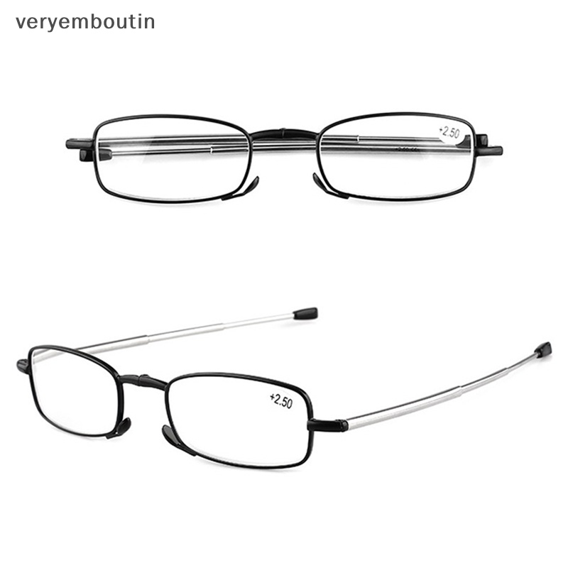 Kính Đọc Sách Chống Ánh Sáng Xanh Có Thể Gấp Gọn Kèm Hộp Đựng Dành Cho Nam Nữ