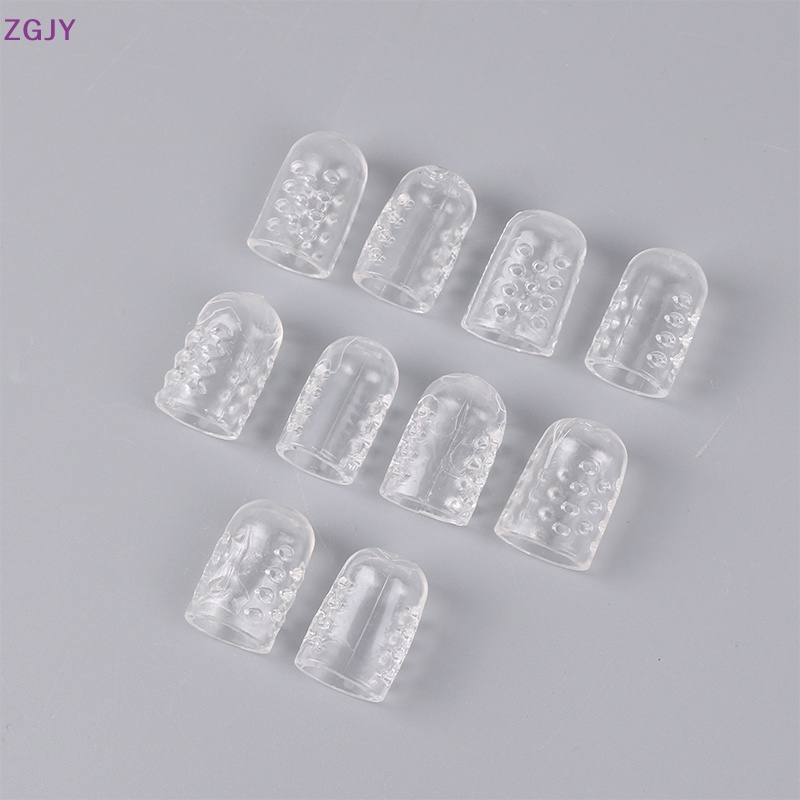 Set 10 Nắp Silicon Bảo Vệ Ngón Chân Chống Ma Sát Thoáng Khí Mới