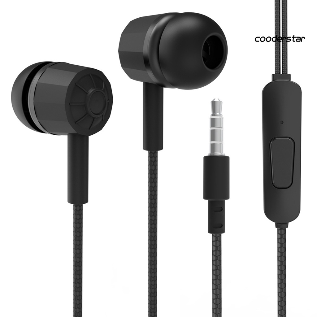 Tai Nghe Nhét Tai Có Dây Mega Bass Nhẹ Chống Ồn Kèm Mic 3.5mm Âm Thanh HiFi Phong Cách Thể Thao Cho Điện Thoại