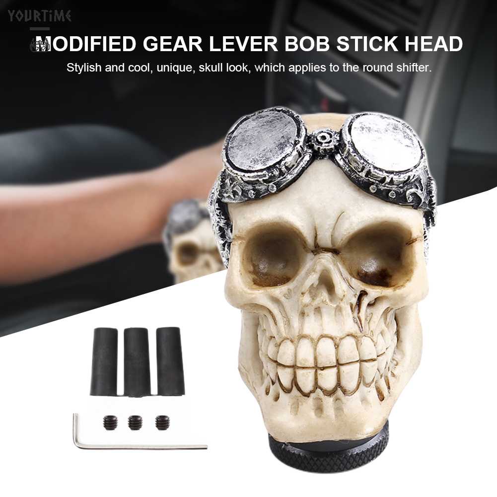 Đầu Cần Gạt Số Xe Hơi Hình Đầu Lâu Sáng Tạo Cá Tính