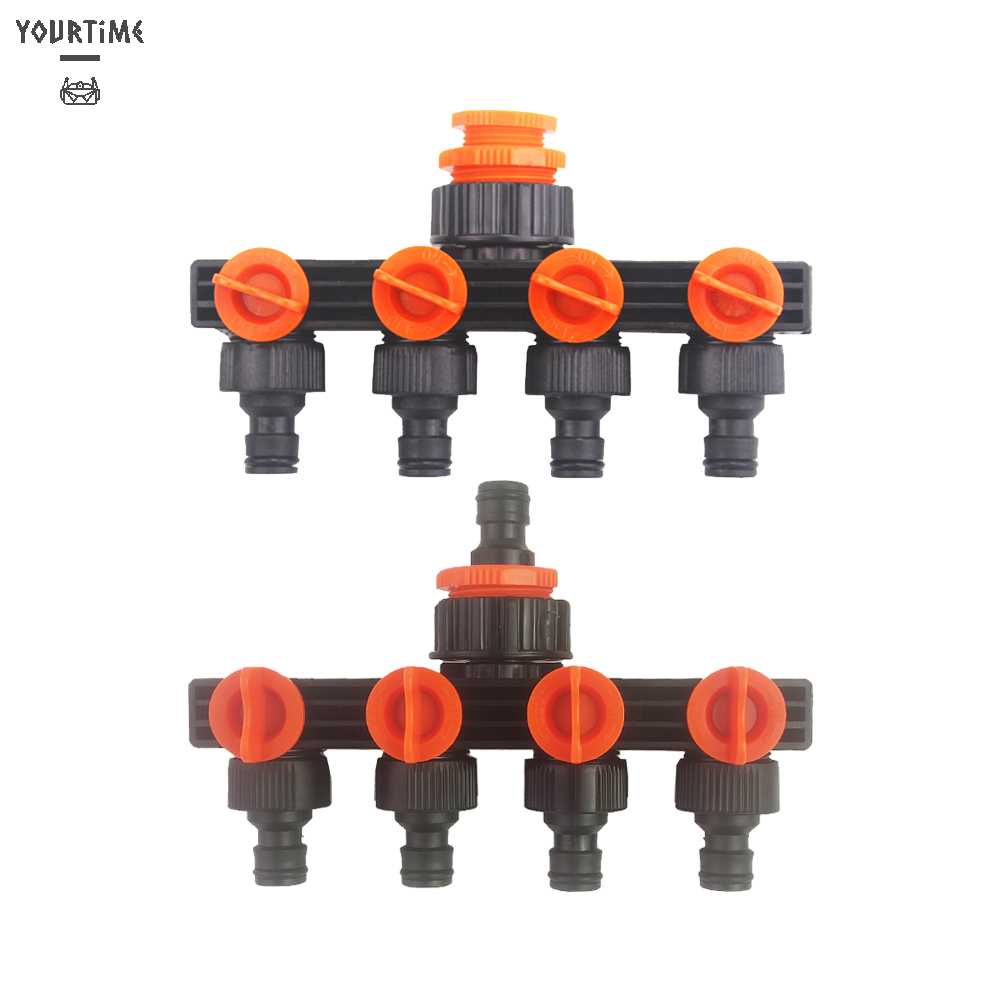 Dụng Cụ Chia Ống Nước 4 Hướng Có Thể Tháo Rời Tiện Dụng Cho Sân Vườn