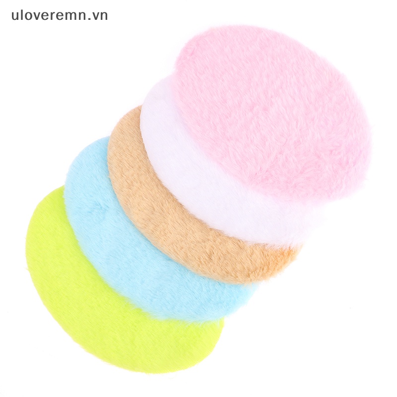 1 Thảm Lông Lót Sàn Hình Oval Trang Trí Nhà Búp Bê