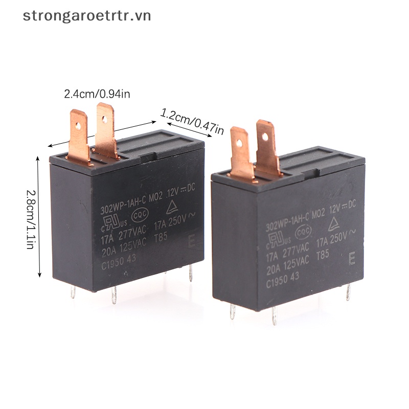Set 2 Rơ Le 12V 302WP-1AH-C M02 12VDC 4Pin Cho Lò Vi Sóng