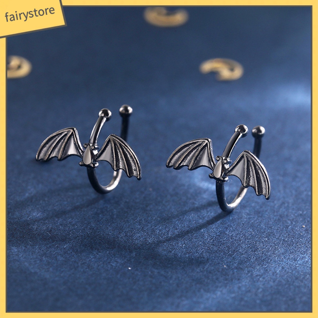 Khuyên Tai Dạng Kẹp Không Xỏ Hình Dơi Thời Trang Cho Nữ