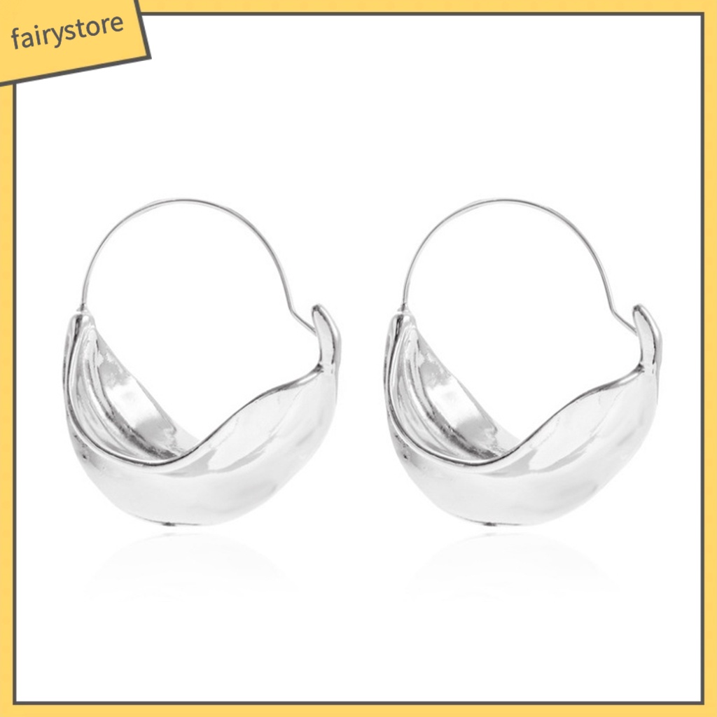 1 Đôi Bông Tai Hình Tròn Họa Tiết Hoa Phong Cách Vintage Dành Cho Nữ