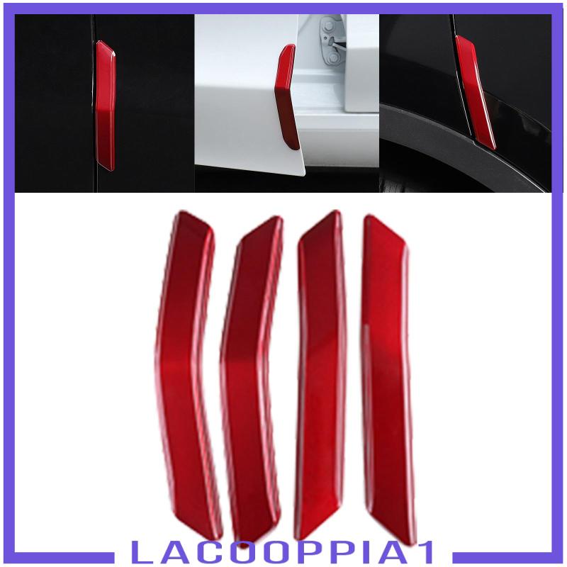 1 [Lacooppia] 4 Miếng Dán Chống Va Chạm Cửa Trước Và Sau