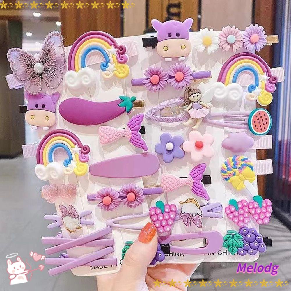 Kẹp Tóc Họa Tiết Trái Cây Hoạt Hình Dễ Thương Cho Bé Gái