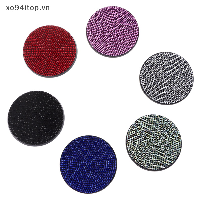 Xoitop Miếng Lót Cốc Bằng Silica Gel Chống Trượt Hình Kim Cương Cho Xe Hơi