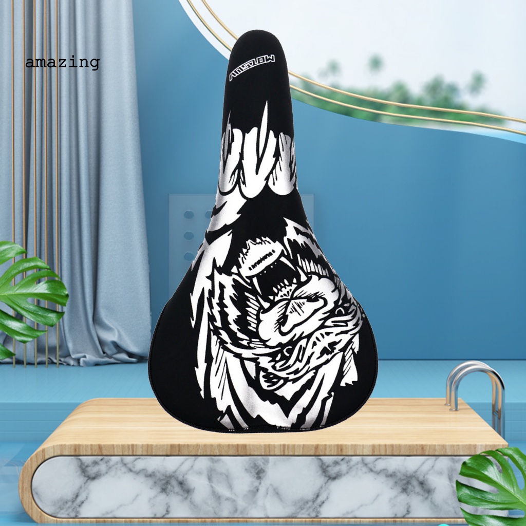 Yên Xe Đạp Chống Trượt Bằng Nhựa PP In Hình Hổ Thoáng Khí Tiện Dụng