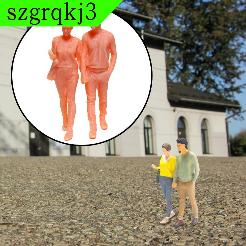 Mô Hình Cặp Đôi Chất Liệu Resin Không Sơn Tỉ Lệ 1 / 64 szgrqkj3 1 / 64