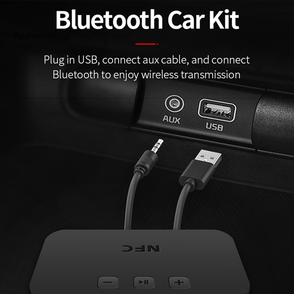 Thiết Bị Nhận Tín Hiệu Bluetooth Jack 3.5mm RCA Cho Loa Xe Hơi
