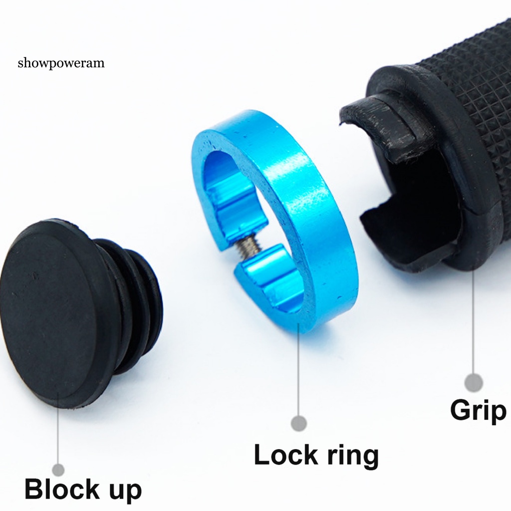 Bộ 2 Vỏ Bọc Tay Lái Xe Đạp MTB Bằng Cao Su Chống Trượt Kèm Móc Khóa Tiện Dụng