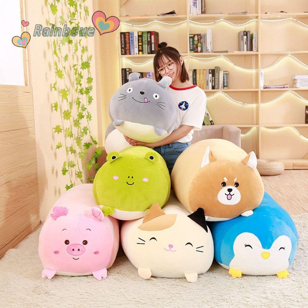 Đồ chơi nhồi bông Hình Chim Cánh Cụt Màu Cầu Vồng