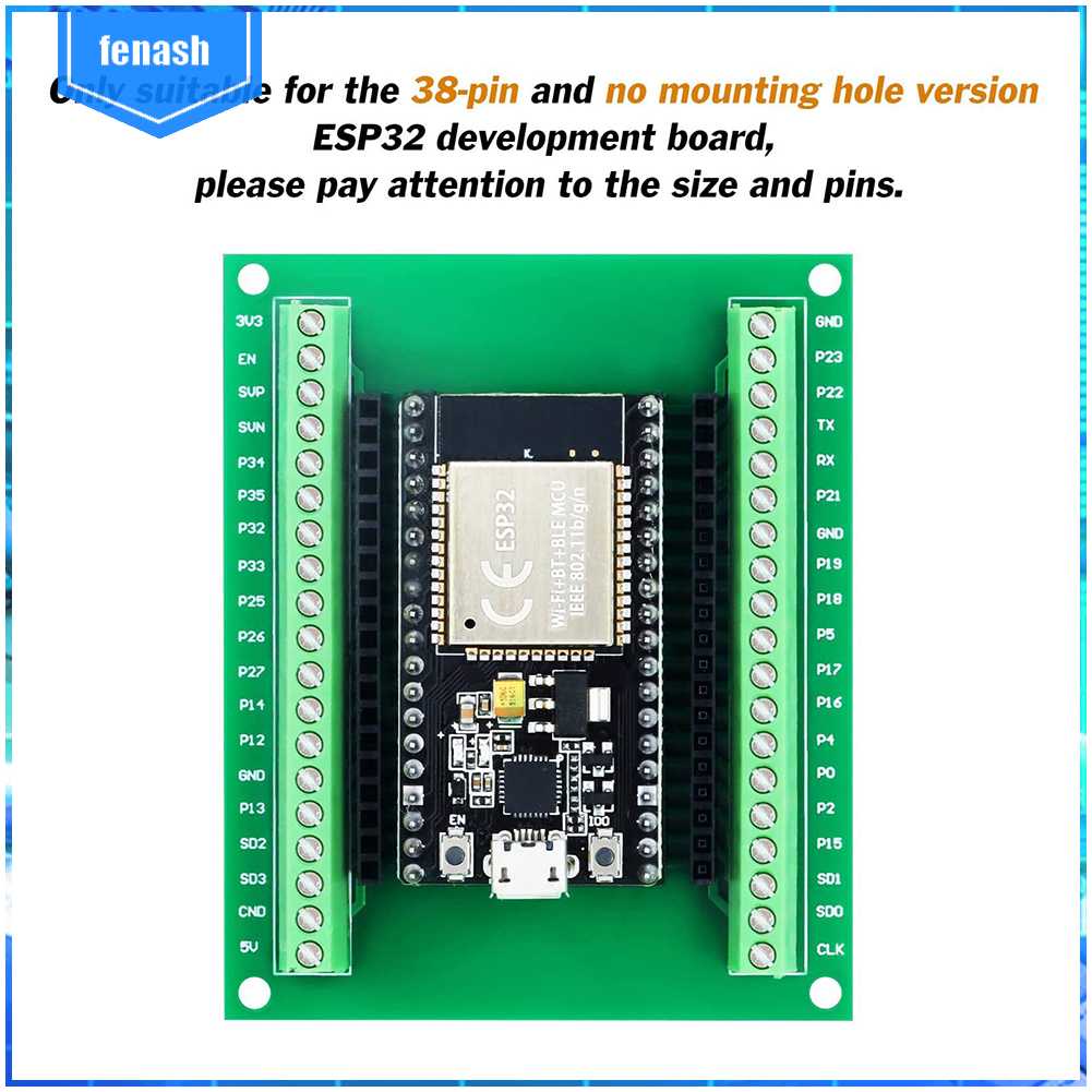 Bảng Mạch Phát Triển ESP32 ESP-WROOM-32 GPIO 1 Into 2 38PIN Cho CPU WiFi