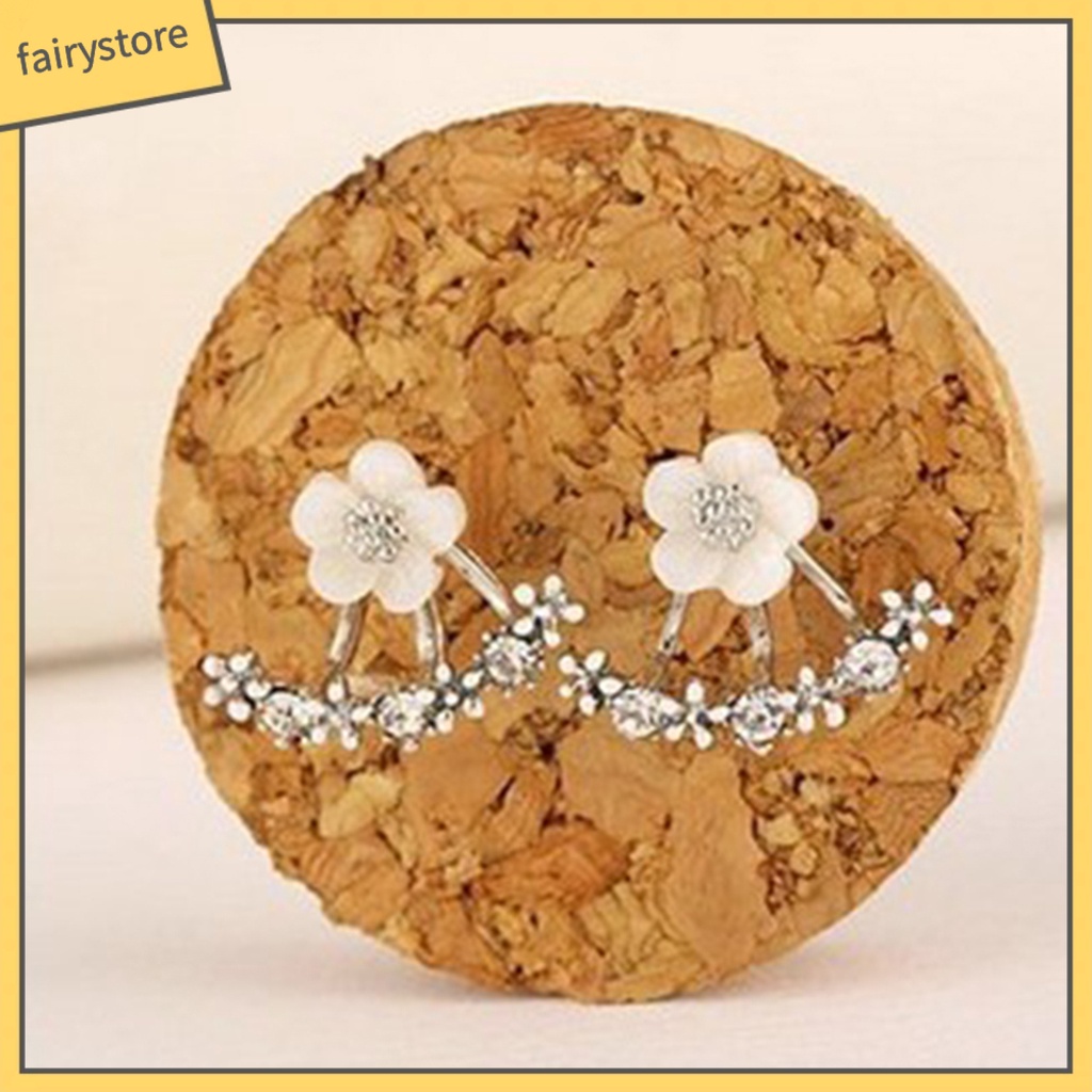 1 Đôi Bông Tai Đá Marguerite Ngọt Ngào Dễ Thương