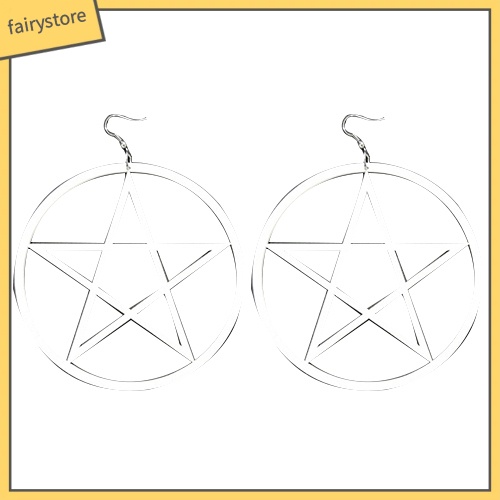 Bông Tai Hình Ngôi Sao Lớn Phong Cách Punk Vintage