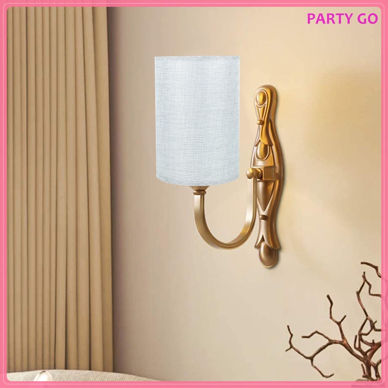 Chụp Đèn Để Bàn Bằng Vải Lanh Hình Vỏ Sò Trang Trí Trong Nhà / Nông Trại