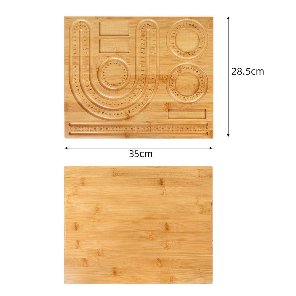 1 Khay Đựng Hạt Làm Trang Sức Bằng Gỗ Tre DIY Trò chơi Gia Dình