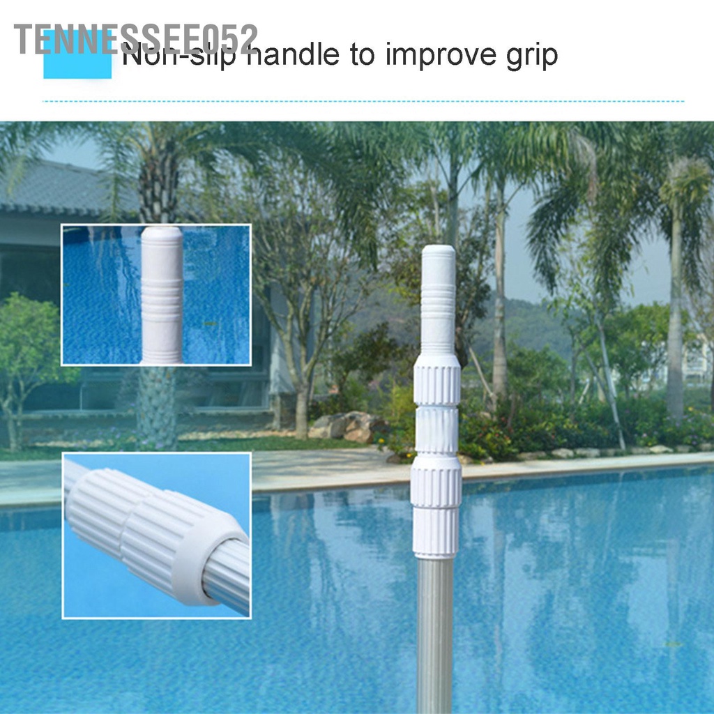 Tennessee052 Bể Bơi Cực Hợp Kim Nhôm Kính Thiên Văn Dày Bụi Thanh Skimming Lưới Kéo Dài 192Cm