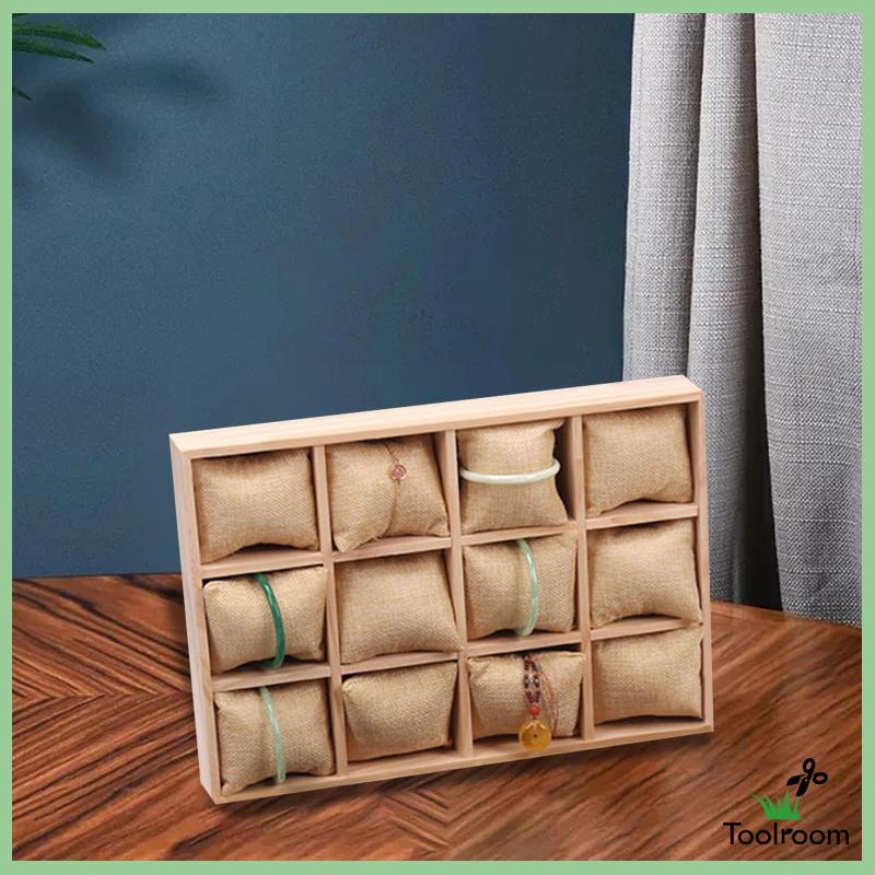 Hộp Đựng Trưng Bày Vòng Đeo Tay Bằng Vải Bố