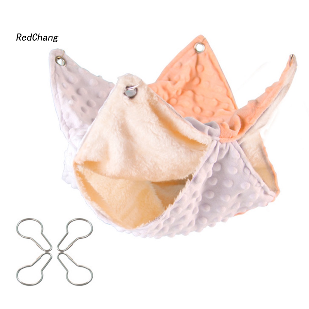Võng Treo Hai Lớp Mềm Mại Thoáng Khí Chống Cắn Cho Hamster / Vẹt