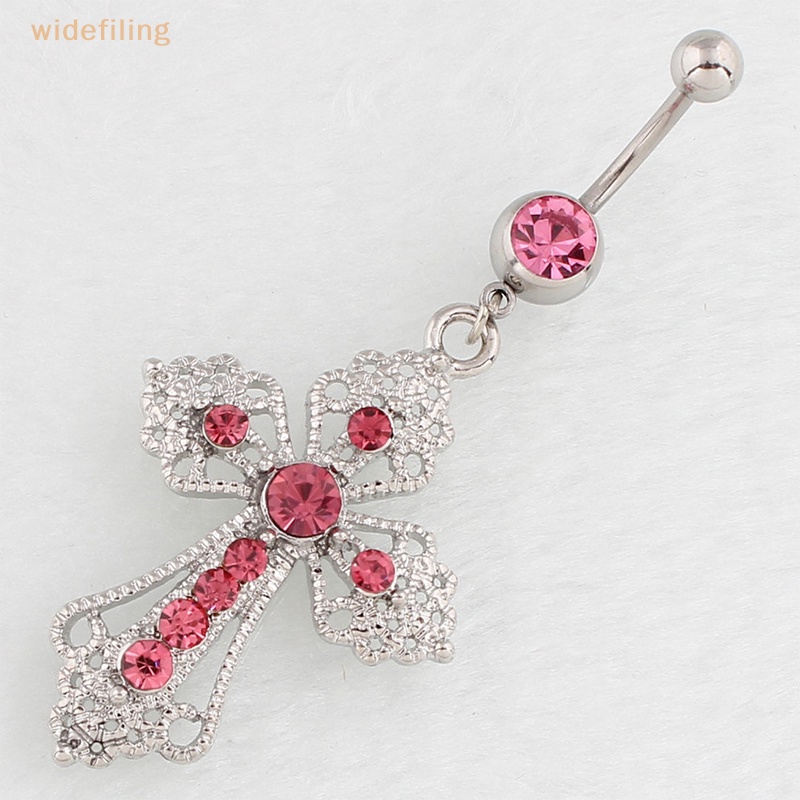 Khuyên Rốn Bằng Thép Không Gỉ Đính Đá Pha Lê Sáng Tạo Quyến Rũ Cho Nữ