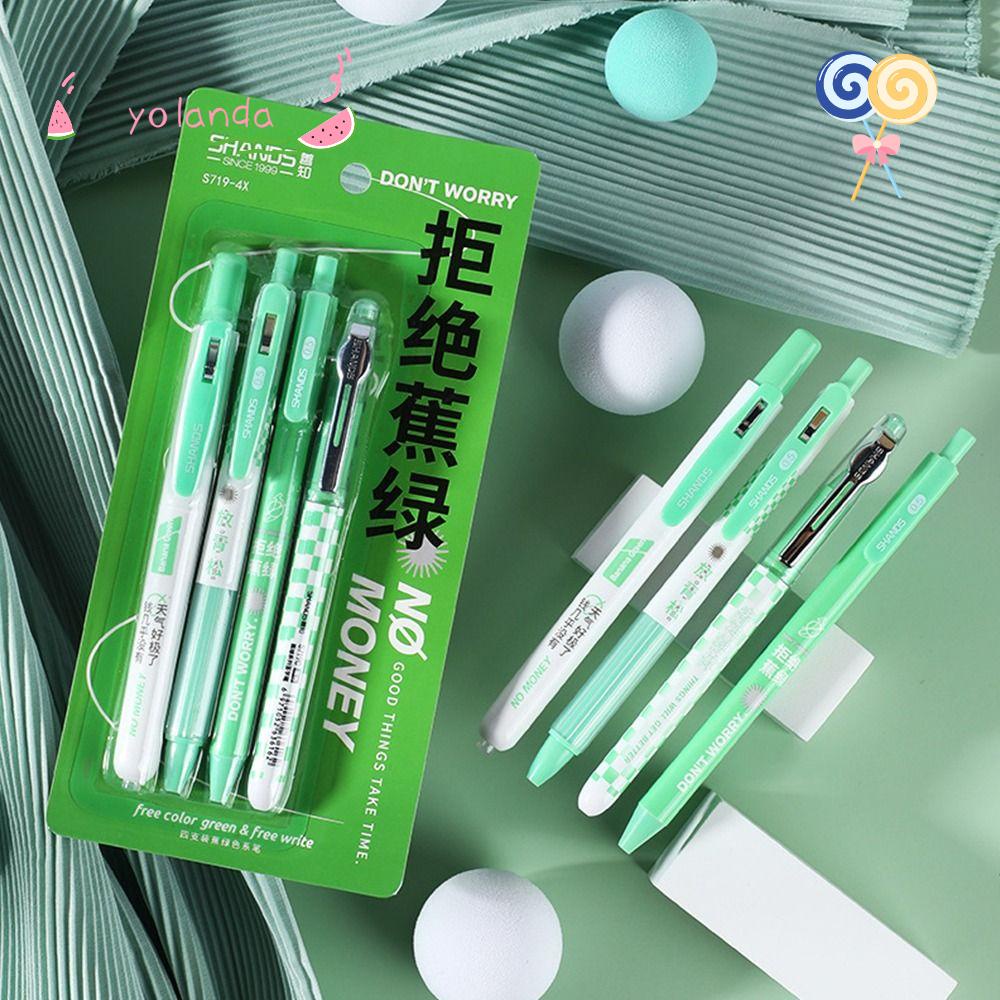 Set 4 Bút Bi Kiểu Dáng Thời Trang Chất Lượng Cao