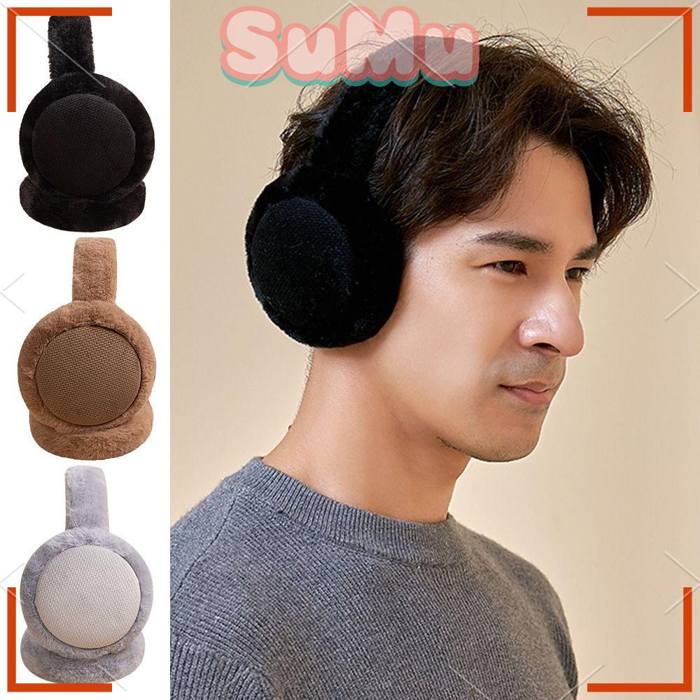 SUMU Bông Chụp Tai Bằng Lông Giả Mềm Mại Giữ Ấm Cho Nam Và Nữ