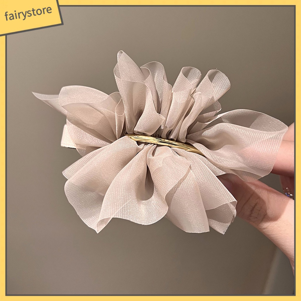 Kẹp Tóc Hình Hoa Lớn Không Trơn Cho Bé Gái