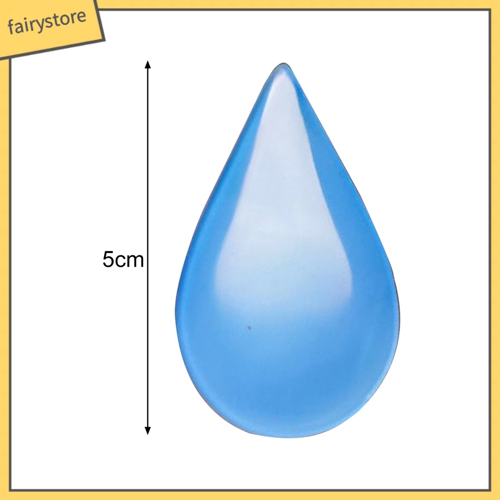 Kẹp Tóc Hình Giọt Nước Bằng Acrylic Dễ Thương Cho Bé Gái