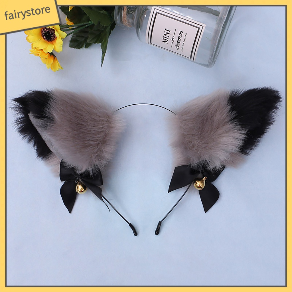 Băng Đô Tai Thỏ Giả Lông Thỏ Hóa Trang Tiệc Tùng Dễ Thương