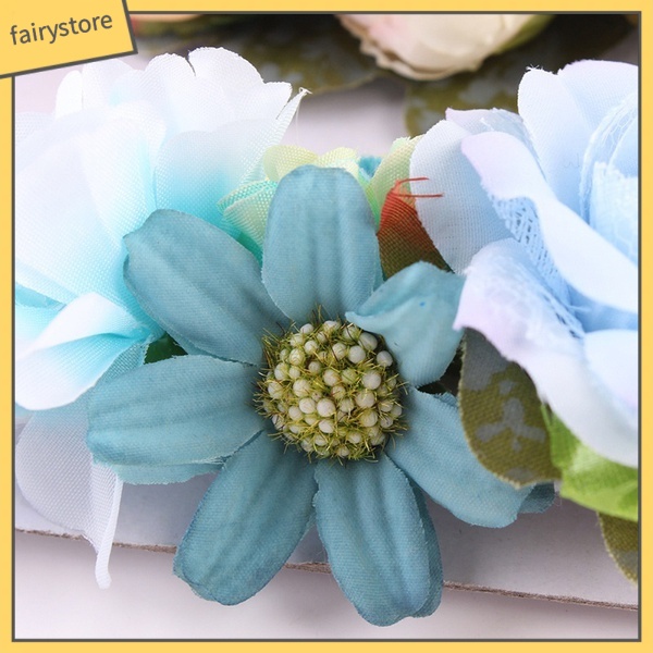 Set 3 Băng Đô Cài Tóc Đính Hoa Xinh Xắn Cho Bé Gái