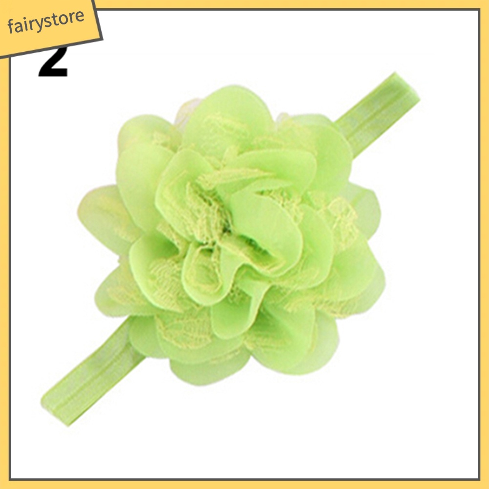 Băng Đô Hoa Co Giãn Dễ Thương Cho Bé Gái