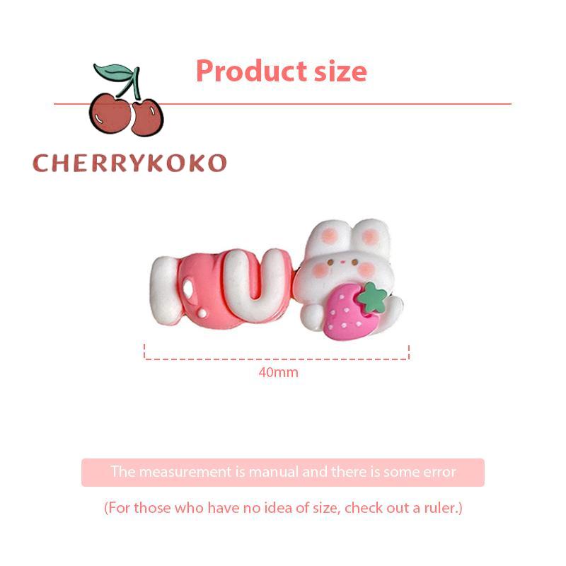 🍒🍒CHERRYKOKO Kẹp Tóc Mái Bên Gấu Thỏ