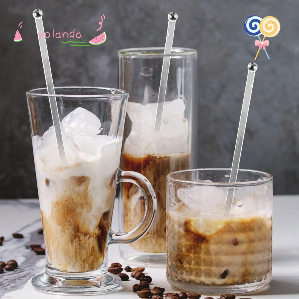 Bộ 30 Cây Khuấy Đồ Uống Cán Dài Bằng Acrylic