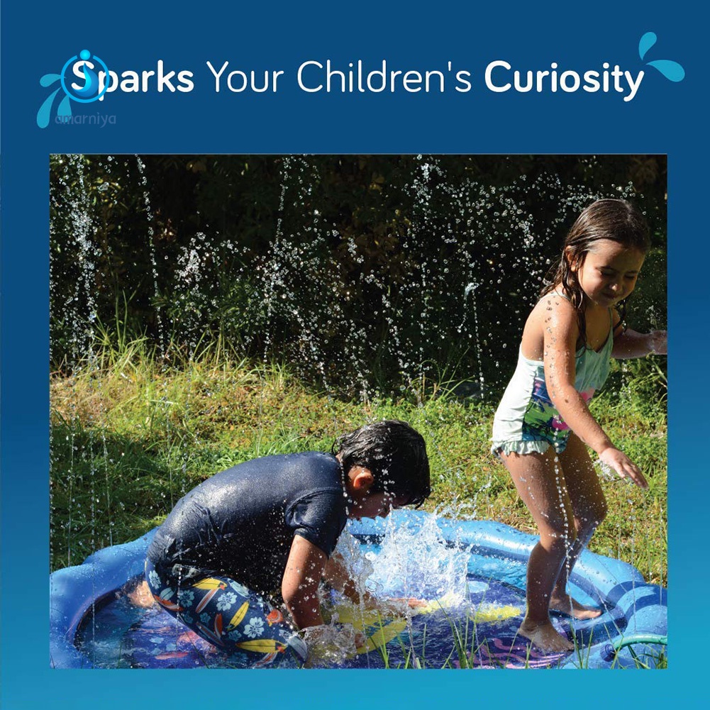 Thảm PVC Phun Nước Vui Chơi Ngoài Trời / Bãi Biển Cho Bé