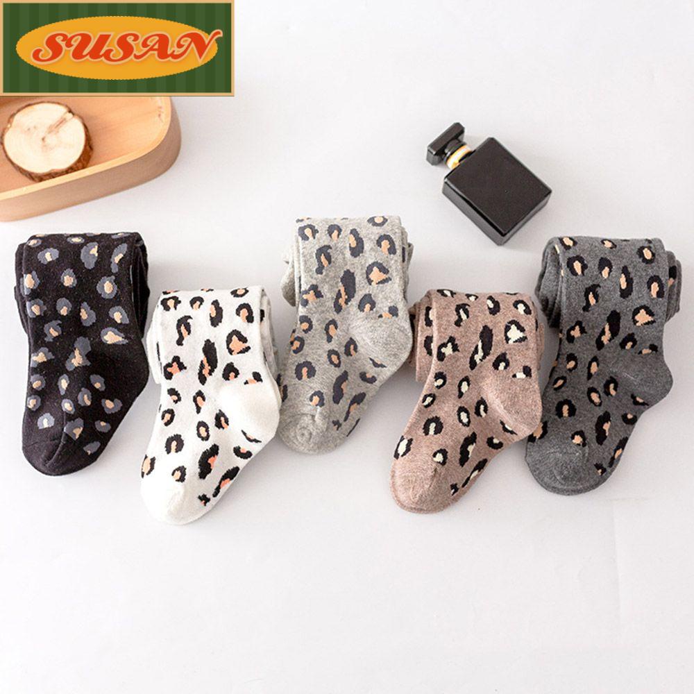 Quần Tất Dệt Kim Hoạ Tiết Da Báo Cho Bé Gái