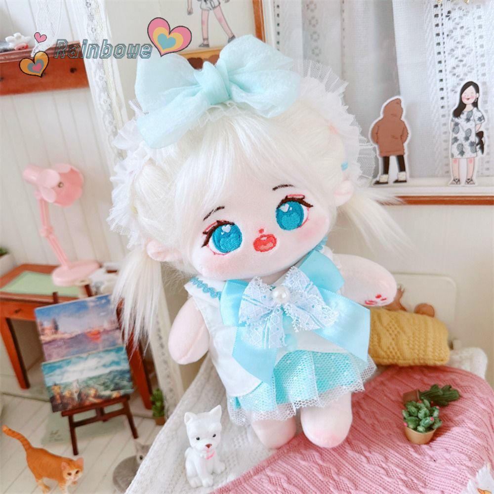 Đầm Xòe Chất Lượng Cao In Họa Tiết Cầu Vồng Dễ Thương Dành Cho Búp Bê EXO / Idol