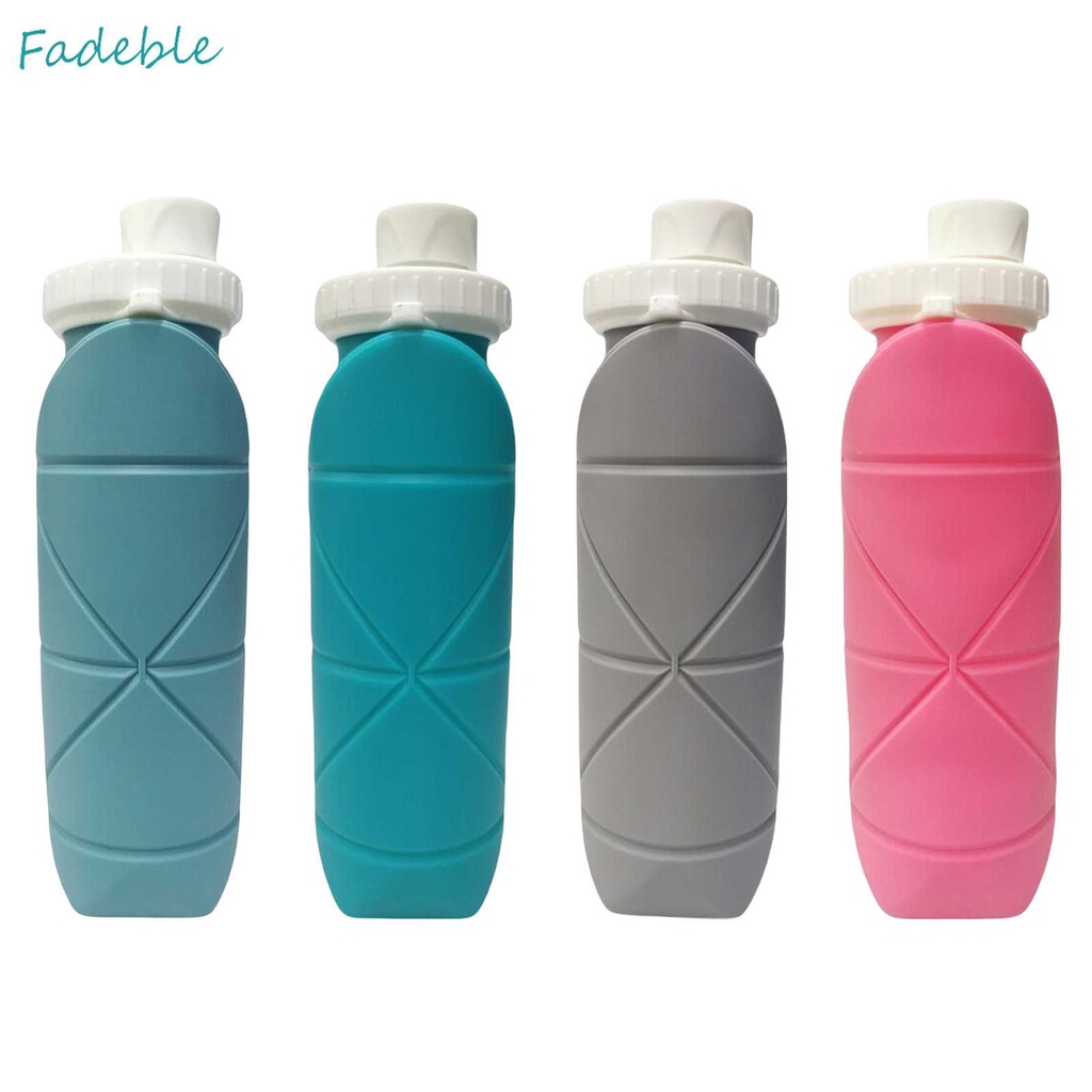 Bình Nước Thể Thao Bằng Silicone Có Thể Gấp Gọn Tiện Dụng