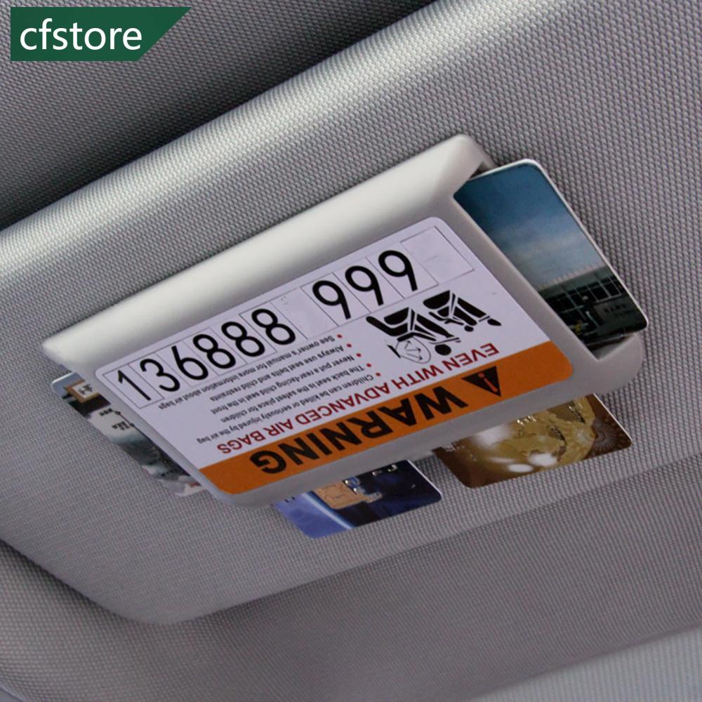 Ngăn Đựng Thẻ / Biển Số Điện Thoại Đa Năng Phong Cách Thời Trang Cho Xe Hơi F7H4