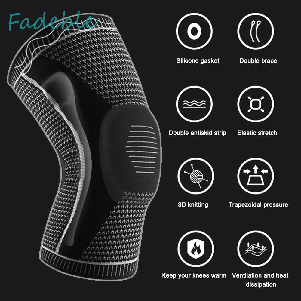 1 Miếng Đệm Bảo Vệ Đầu Gối Chống Trượt Khi Chơi Thể Thao